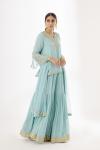 Sea Green Sharara Suit