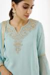 Sea Green Sharara Suit