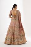 Soft Pink Silk Crepe Lehenga