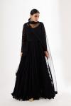 Stellar Black Anarkali