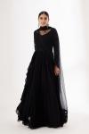 Stellar Black Anarkali