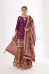 Rich Plum Garara Suit