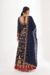 Deep Indigo Crepe Anarkali