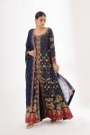 Deep Indigo Crepe Anarkali