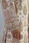 Cream Raw Silk Sherwani