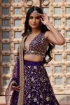 Rich Plum   Lehenga