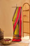 Lime green Kanjivaram Silk Saree