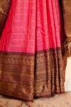 Magenta pink Kanjivaram Silk Saree