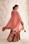 Coral Printed Cape Garara