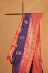 Navy Blue Kanjivaram Silk Saree