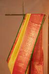 Amber Yellow Kanjivaram Silk Saree