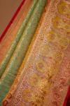 Pista Green Uppada silk saree