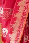 Peony pink kattan silk saree