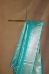 Sea Green Banarasi Kattan Silk Saree