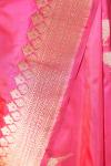 Rani Pink Banarasi Kattan Silk Saree