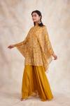 Mustard Peplum Sharara Set