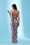 Galactic Purple Drape Saree