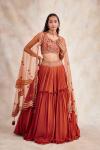 Rustee Georgette Lehenga