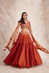 Rustee Georgette Lehenga