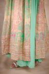 Sea Green Georgette Sharara