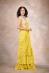 Primerose Yellow Drape Saree