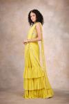 Primerose Yellow Drape Saree