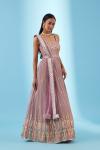 Old Rose Georgette Anarkali