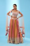 Rouge Pink Georgette Lehenga