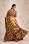 Tuscan Mustard Embdroidered Lehenga