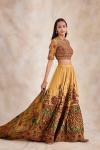 Tuscan Mustard Embdroidered Lehenga