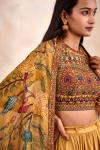 Tuscan Mustard Embdroidered Lehenga