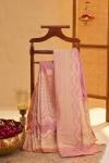 Orchid Pink Banarasi Kattan Silk Saree