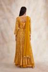 Sunflower Yellow Georgette Sharara