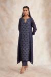 Indian Blue Bandhani Suit Set