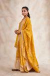 Turmeric Yellow Bandhani Garara Suit