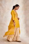 Turmeric Yellow Bandhani Garara Suit