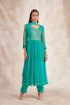 Sea Green Angrakha Suit Set