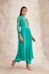 Sea Green Angrakha Suit Set