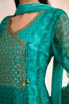 Sea Green Angrakha Suit Set