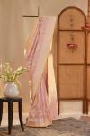 Onion Pink Banarsi Kattan silk saree