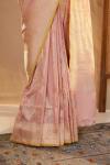 Onion Pink Banarsi Kattan silk saree