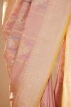 Onion Pink Banarsi Kattan silk saree