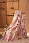 Onion Pink Banarsi Kattan silk saree