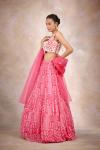 Viva Magenta Georgette Lehenga