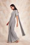 Celestial Blue Drape Saree