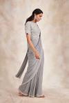 Celestial Blue Drape Saree