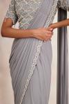 Celestial Blue Drape Saree