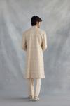 Rose Gold Silk Sherwani