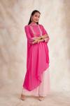 Fuchsia Pink Kaftan Set