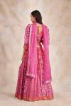 Hot Pink Silk Lehenga